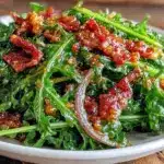 fresh dandelion greens salad - featured image