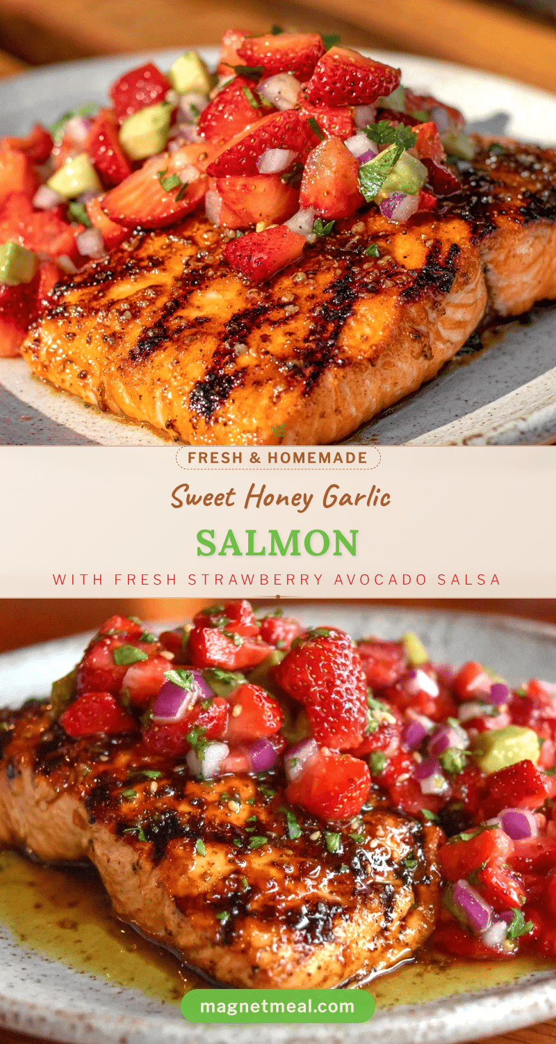 fresh grilled honey garlic salmon recipe