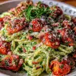 fresh ramp pesto pasta - featured image