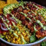 fresh southwest chicken salad - featured image