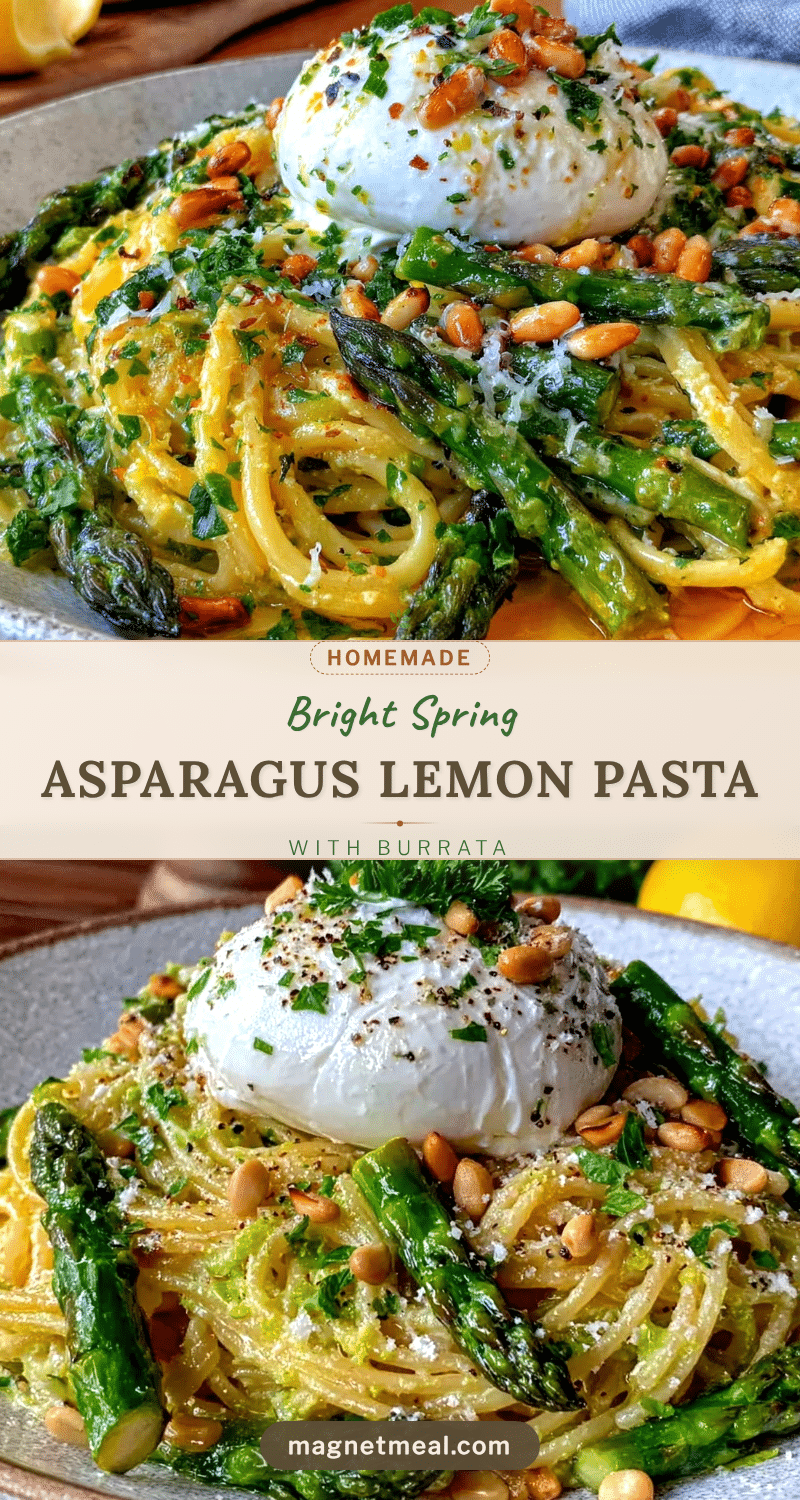 fresh spring asparagus lemon pasta recipe