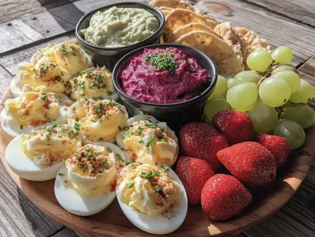 fresh spring charcuterie board - featured image