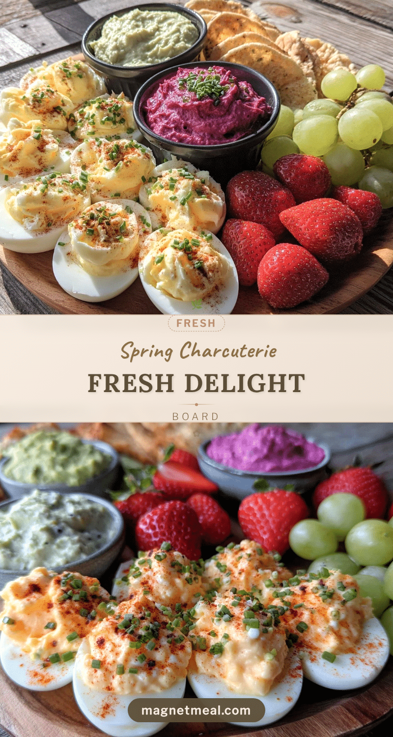fresh spring charcuterie board recipe