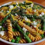 fresh spring pasta salad - featured image