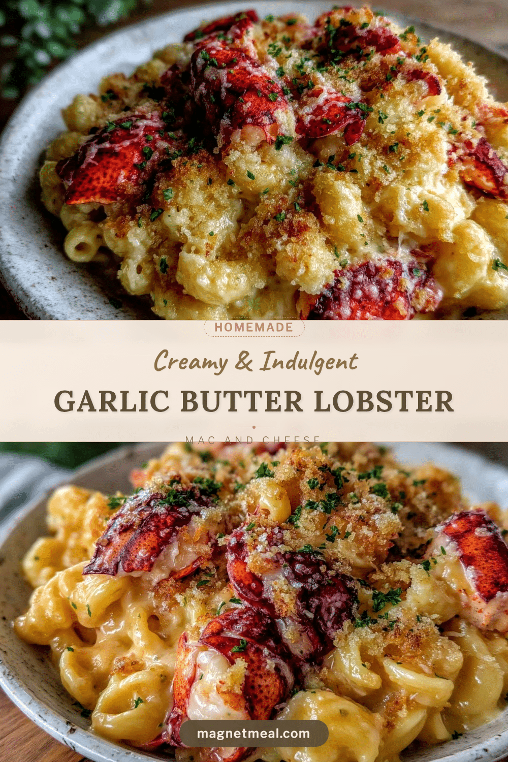 garlic butter lobster mac and cheese recipe