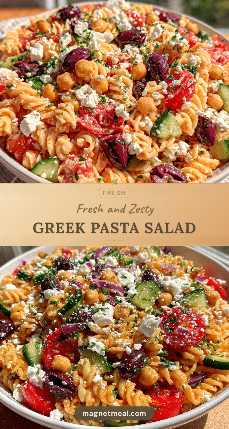 Greek pasta salad recipe
