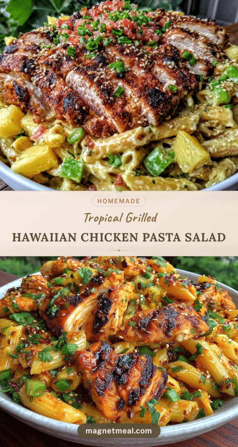 grilled hawaiian chicken pasta salad recipe