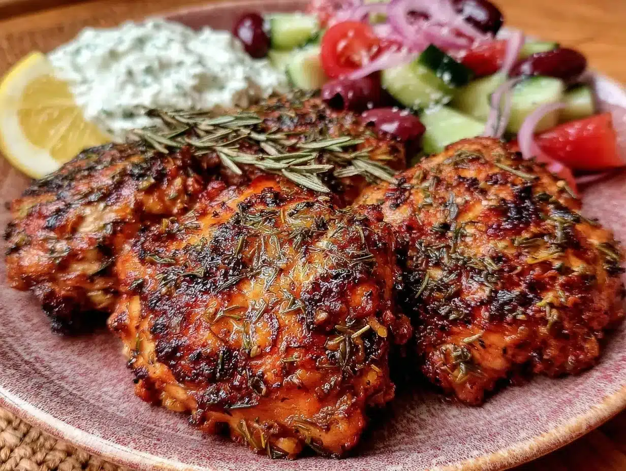 grilled lemon herb chicken thighs preparation steps