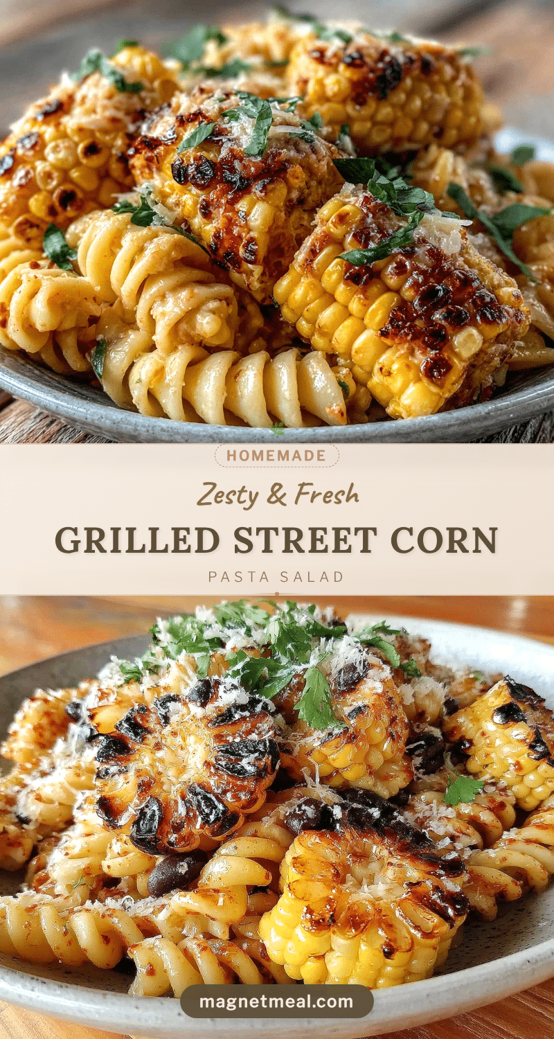 grilled street corn and black bean pasta salad recipe