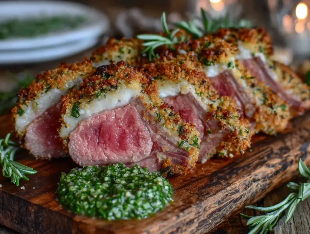 herb-crusted rack of lamb - featured image