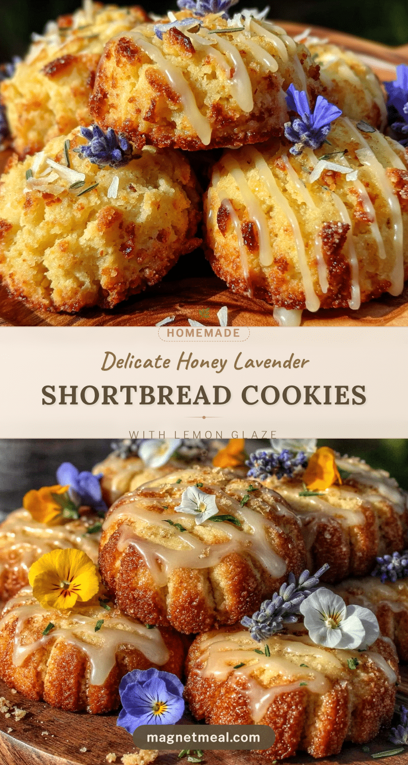 honey lavender shortbread cookies recipe