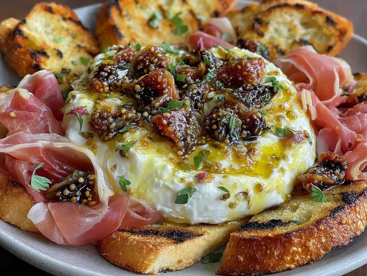 honey truffle burrata preparation steps