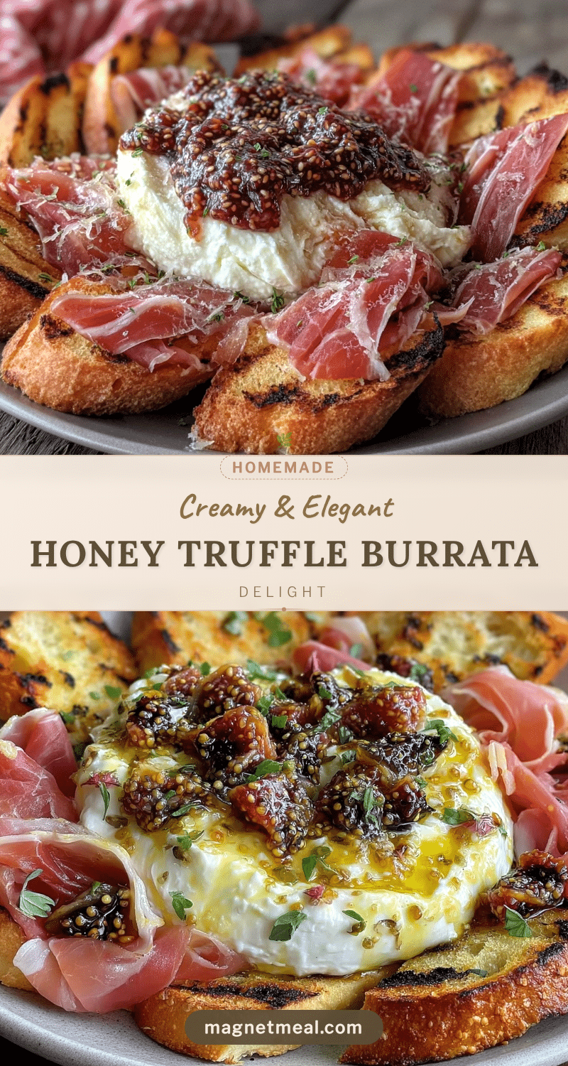 honey truffle burrata recipe