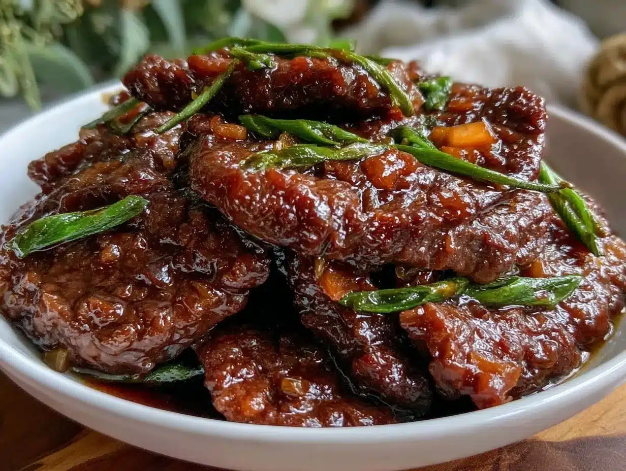 instant pot mongolian beef preparation steps