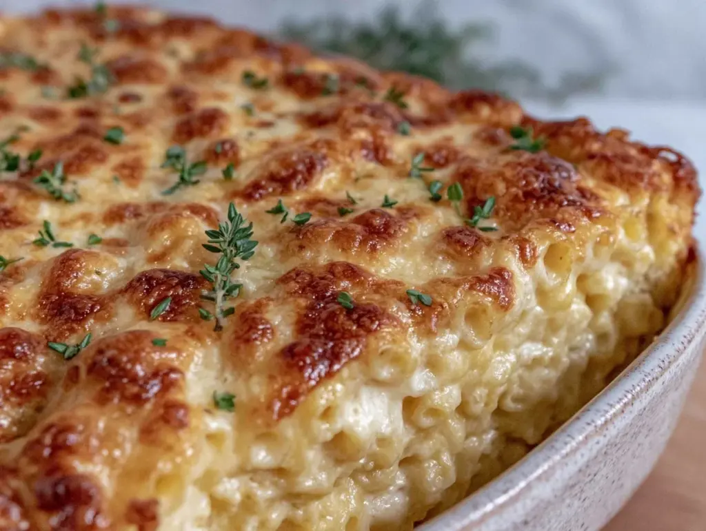 Irish cheddar macaroni cheese bake - featured image
