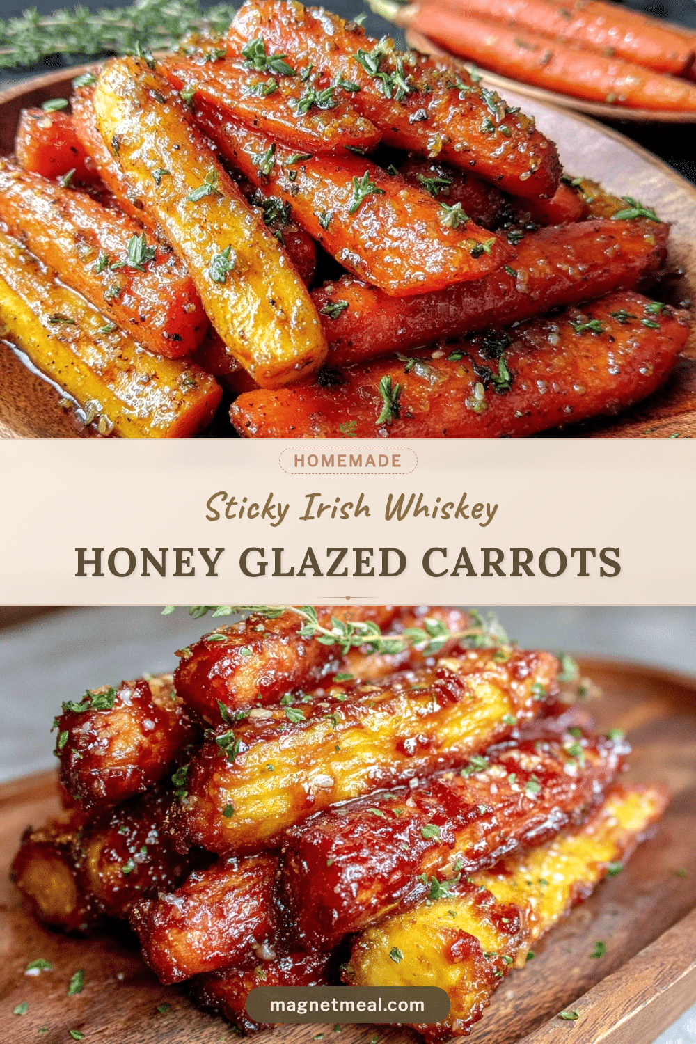 Irish Whiskey Glazed Carrots recipe