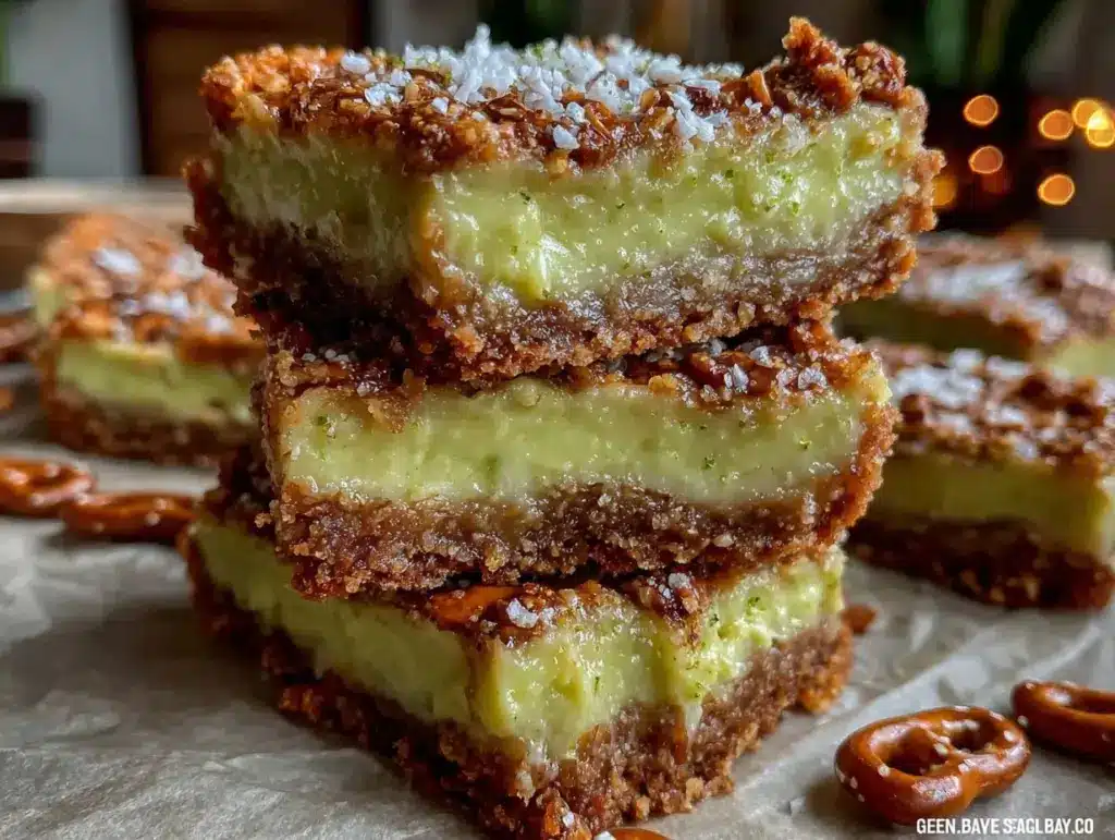 key lime pie bars - featured image