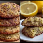 lemon poppy seed brown butter cookies - featured image