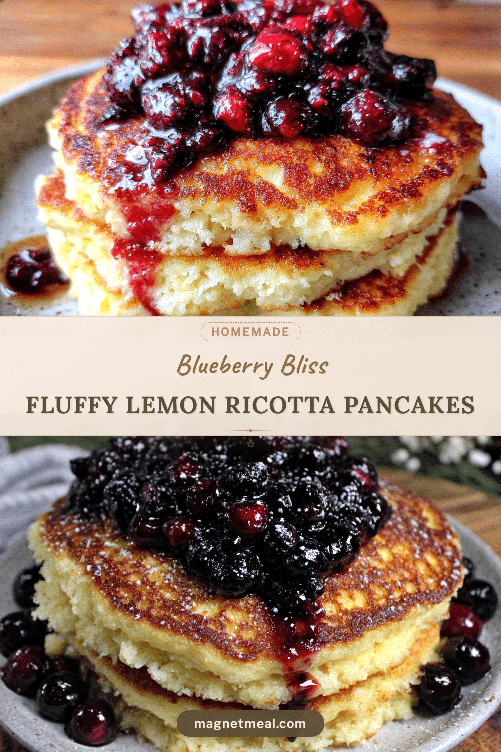 lemon ricotta pancakes recipe