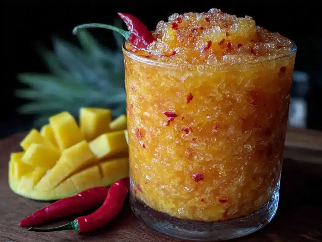 mango habanero frozen margarita slush - featured image
