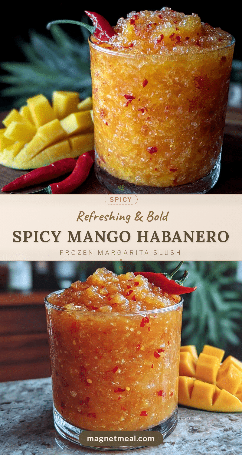 mango habanero frozen margarita slush recipe