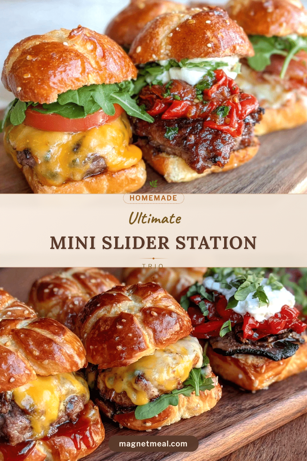 mini slider station trio recipe