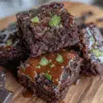 mint chocolate stout brownies - featured image