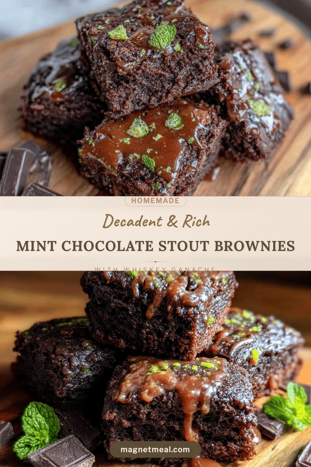 mint chocolate stout brownies recipe