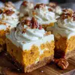 no bake carrot cake cheesecake bars - featured image
