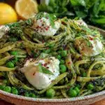 one-pot spring green pasta - featured image
