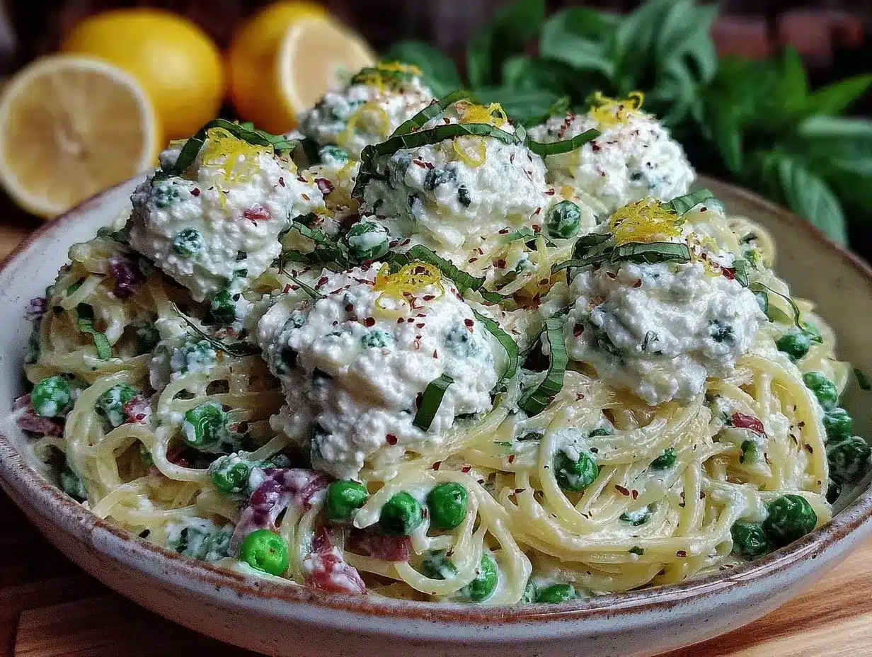 one-pot spring green pasta preparation steps