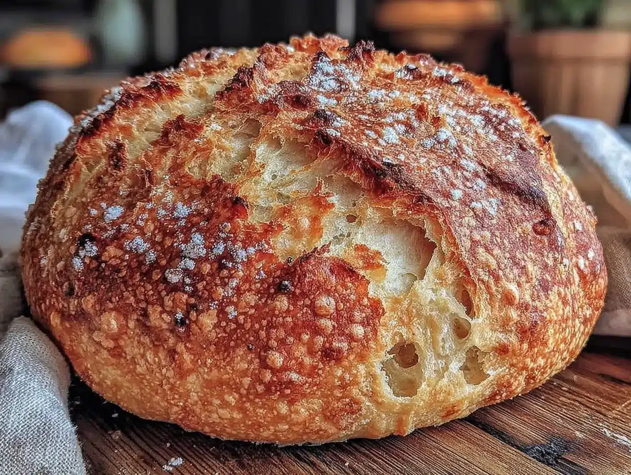 overnight no-knead artisan bread preparation steps