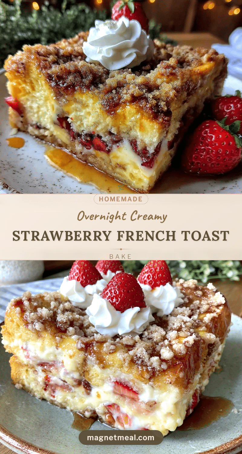 overnight strawberry cream cheese french toast bake recipe