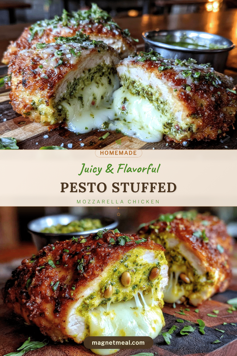 pesto stuffed chicken recipe