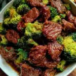 pressure cooker beef and broccoli - featured image