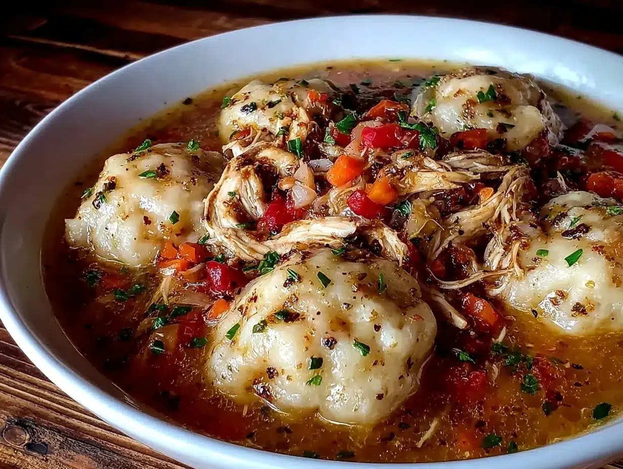 pressure cooker chicken and dumplings preparation steps