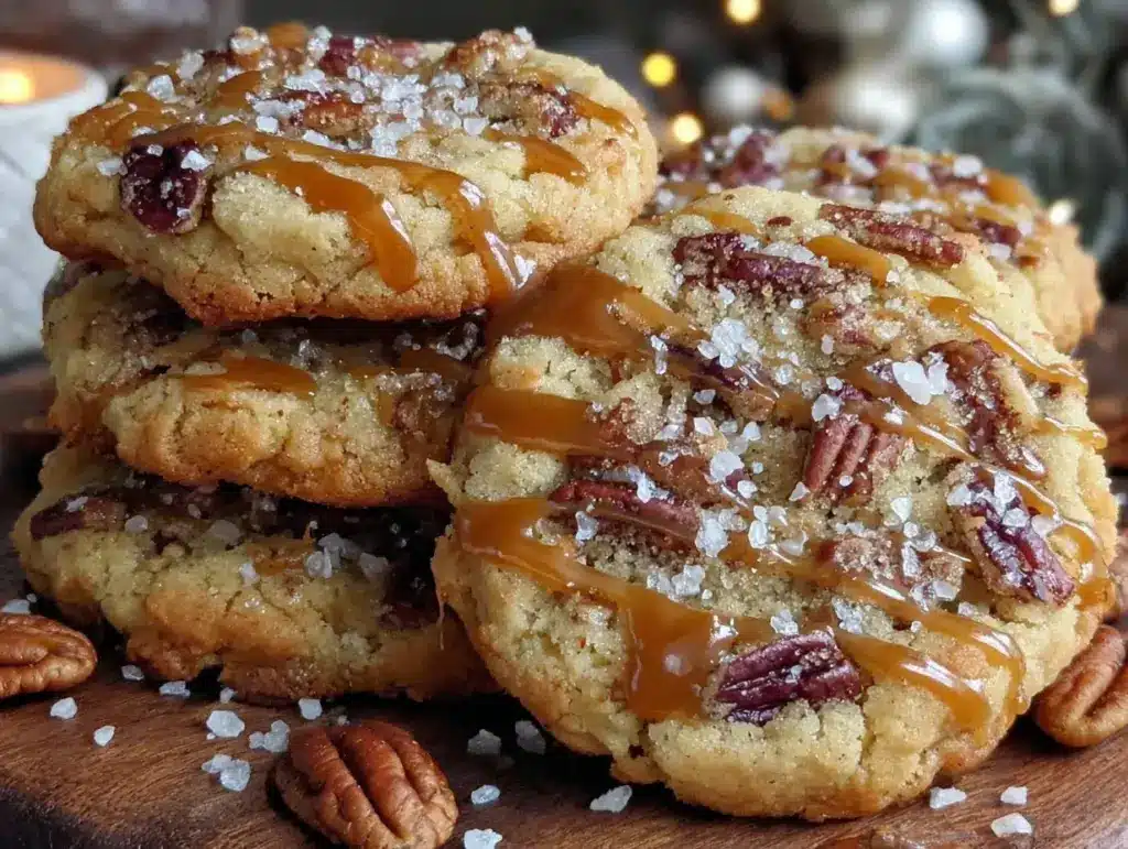 savory butter pecan cookies - featured image