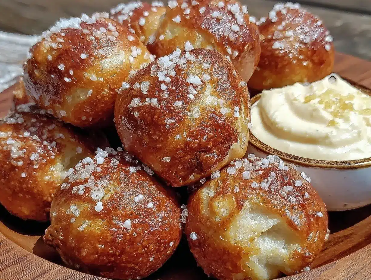 savory soft pretzel bites preparation steps