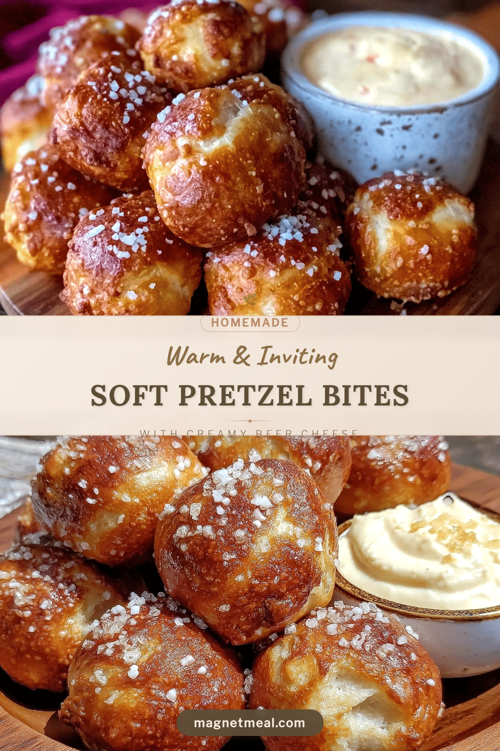 savory soft pretzel bites recipe