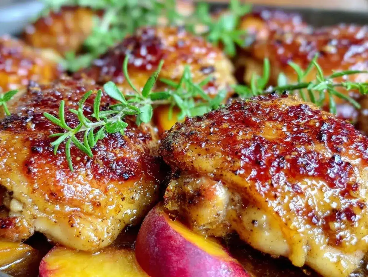 sheet pan bbq chicken thighs preparation steps