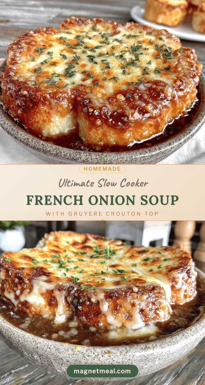 slow cooker french onion soup recipe