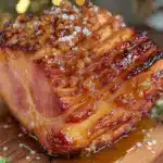 slow cooker honey mustard ham - featured image