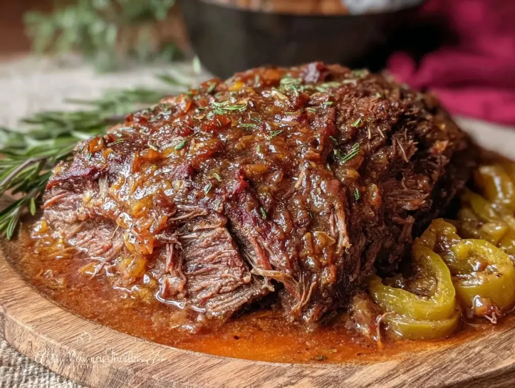 slow cooker Mississippi pot roast - featured image