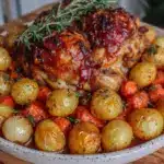 slow cooker spring chicken - featured image
