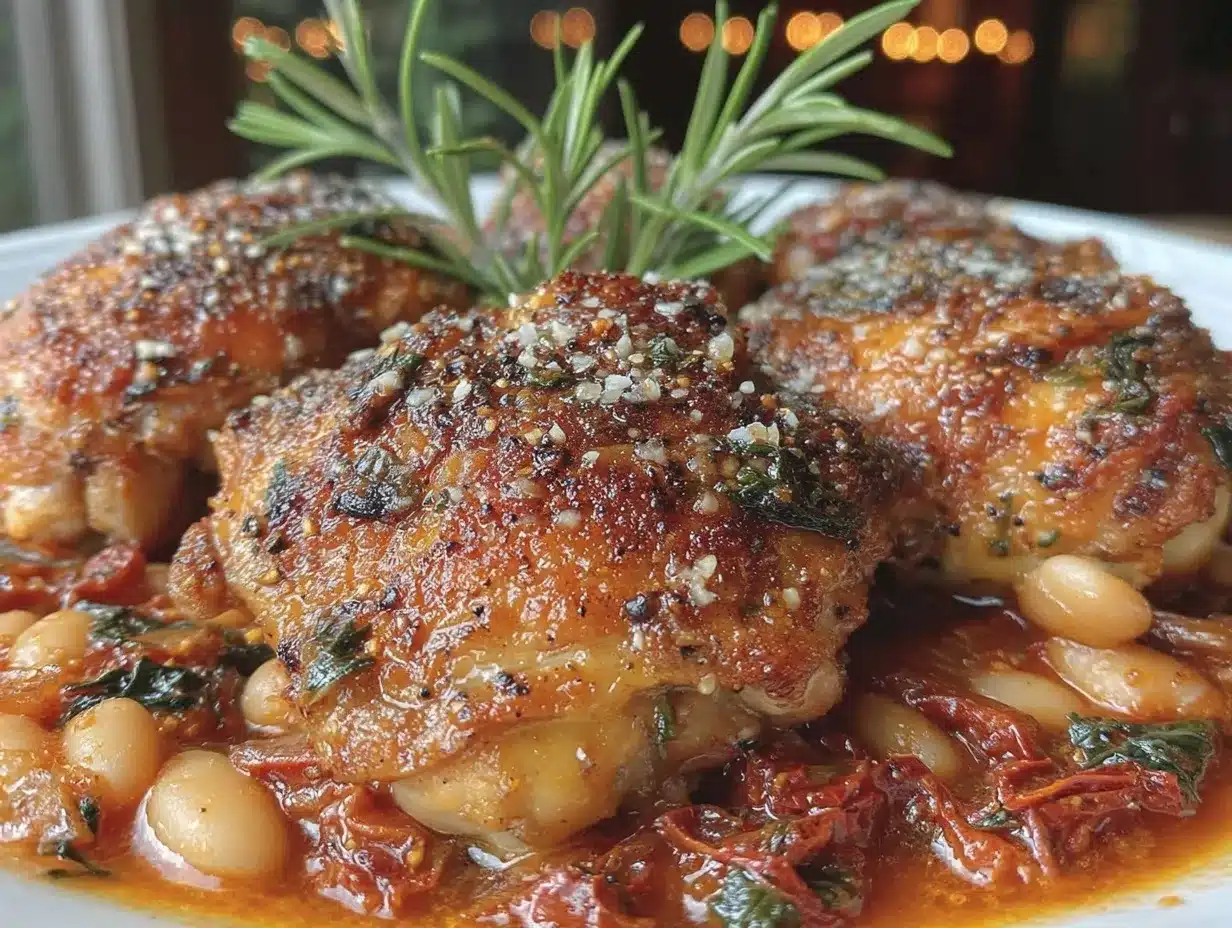 slow cooker tuscan chicken preparation steps