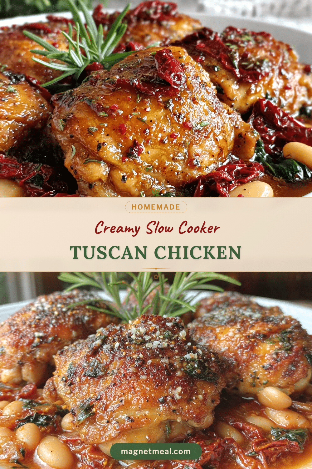 slow cooker tuscan chicken recipe