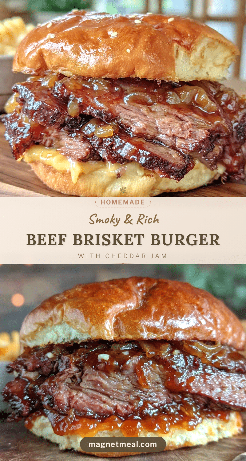 smoked beef brisket burger recipe