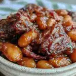 smoked brisket baked beans - featured image