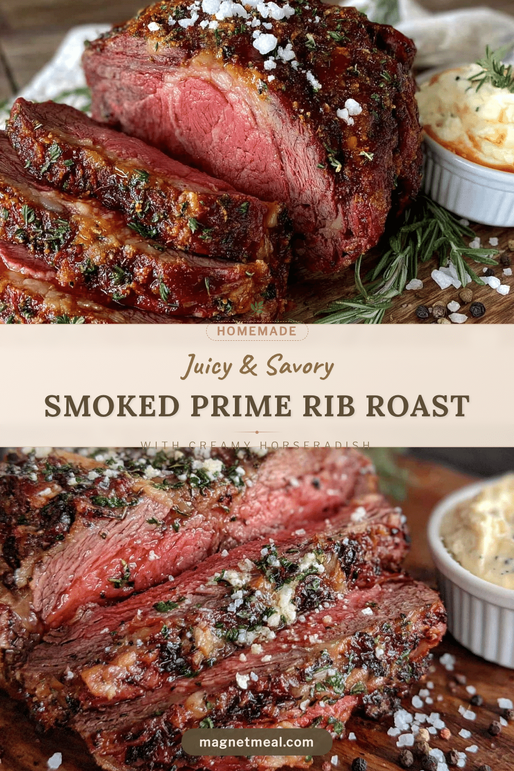 smoked prime rib roast recipe