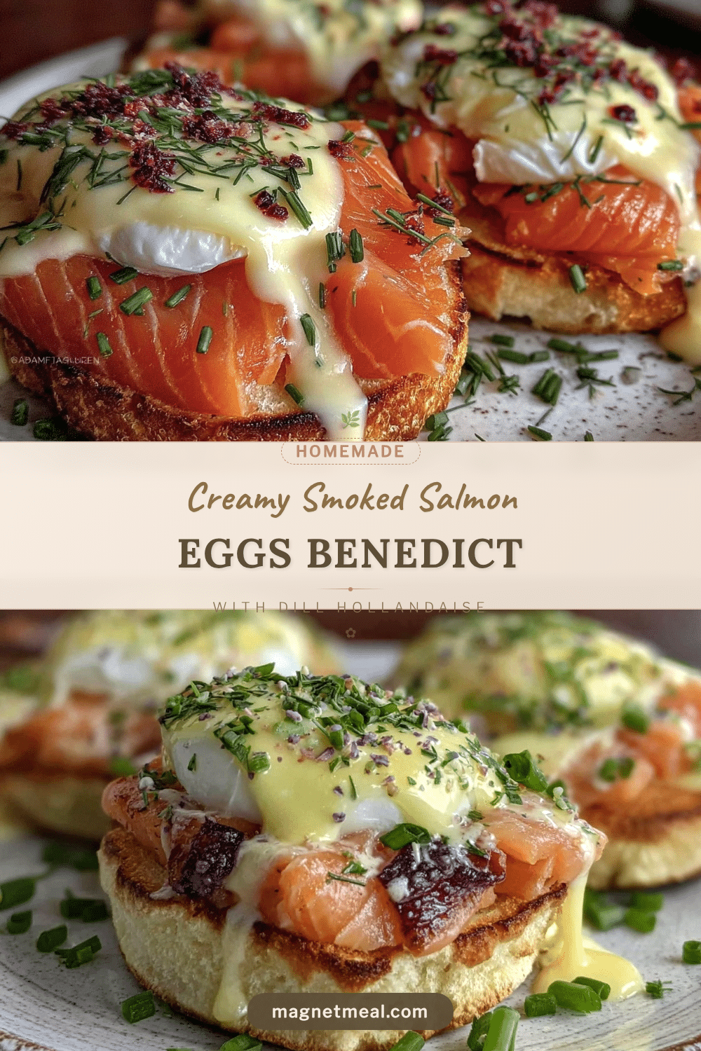 smoked salmon eggs benedict recipe